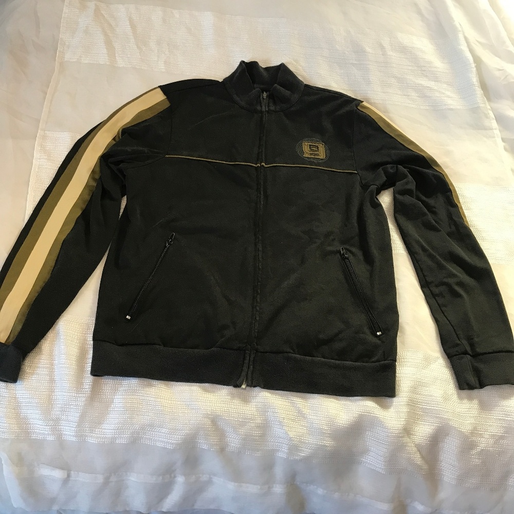 Guess Men's‎ Black Zip-Up